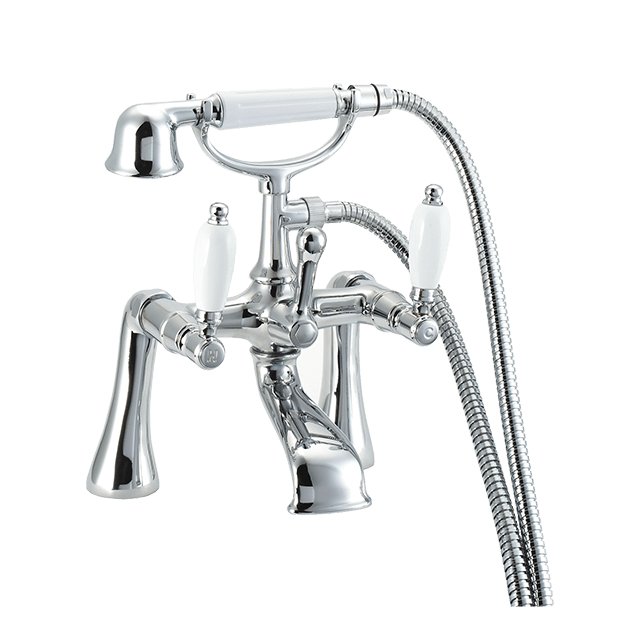 Renewal Chrome Five-Function 4.5" Diameter Spray Head Handshower