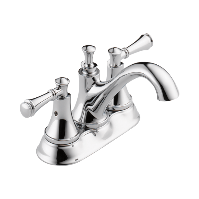 Via Chrome Two-handle Low Arc Bathroom Faucet